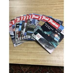 Trains-The Magazine of Railroading 1986 Jan-Dec 12 Month Complete Set
